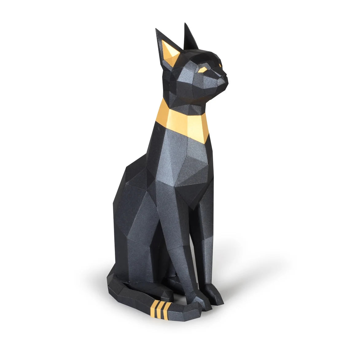 Egypt Cat Pre-cutting DIY Papercraft Kit -Fold & Craft -