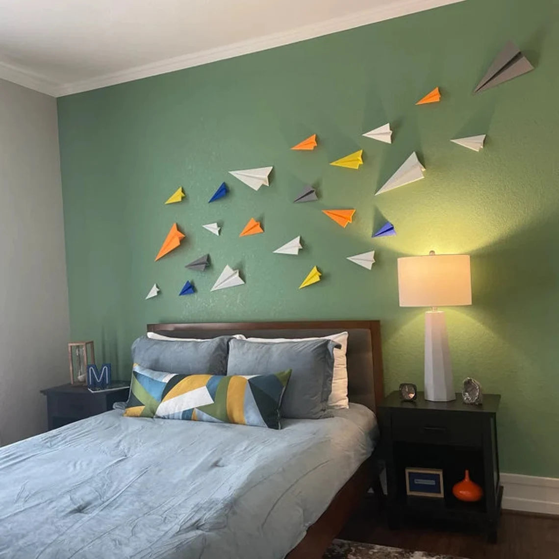 Décoration murale d'avion en papier -Fold & Craft -
