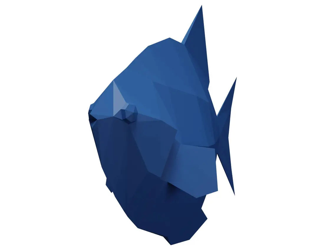 Poisson en papier, modèle PDF - Fold & Craft -