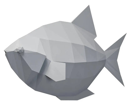 Poisson en papier, modèle PDF - Fold & Craft -