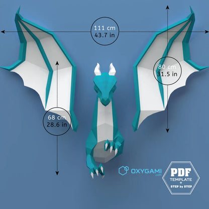 DIY papercraft dragon - Fold & craft -