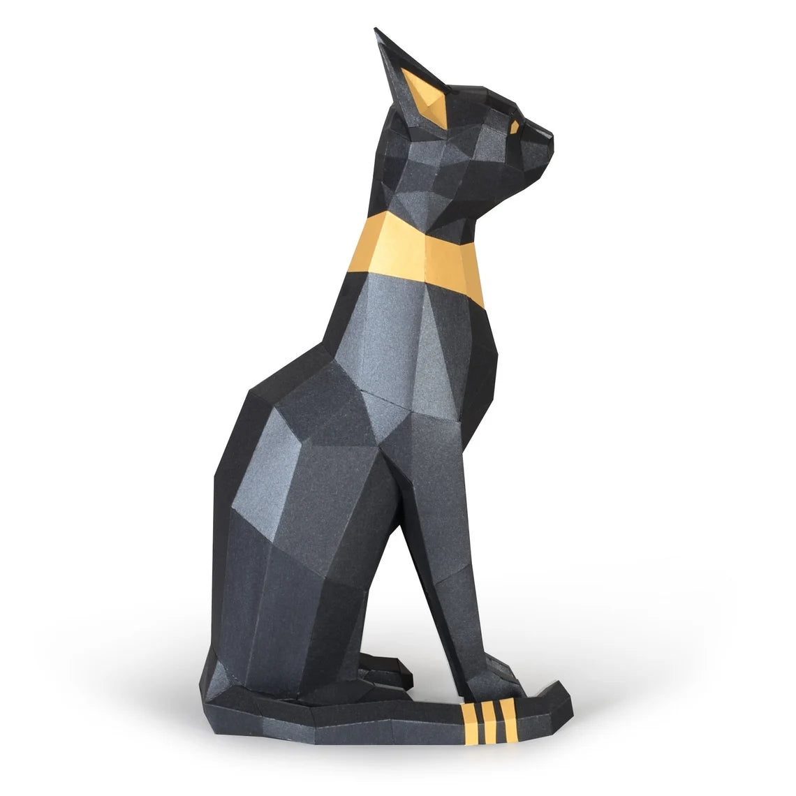Egypt Cat Pre-cutting DIY Papercraft Kit -Fold & Craft -