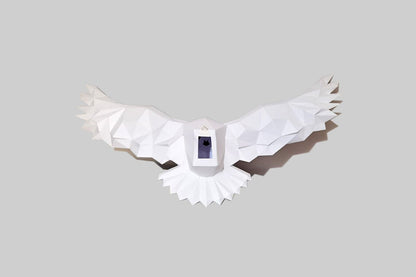 DIY Papercraft, Hibou, modèle 3D de hibou -Fold & Craft -