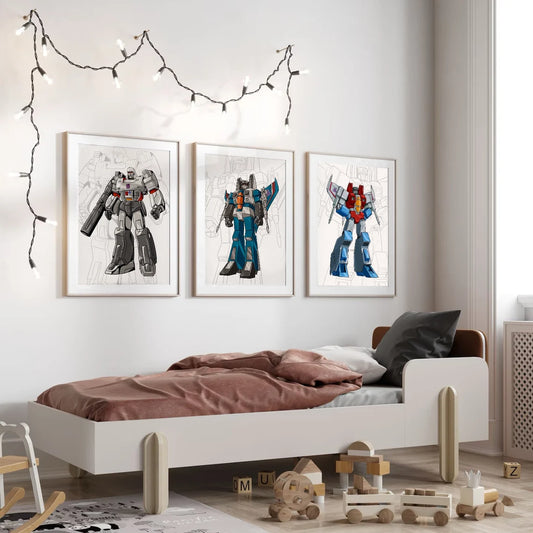 Lot de 12 impressions Transformers - Fold & Craft -