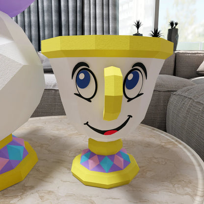Puce Papercraft et Mme Potts, modèles au format numérique Pdf - Fold&Craft