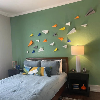 Décoration murale d'avion en papier -Fold & Craft -