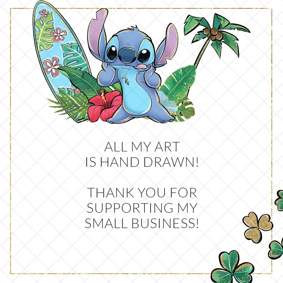Ensemble de cliparts Lilo et Stitch -Fold & Craft -