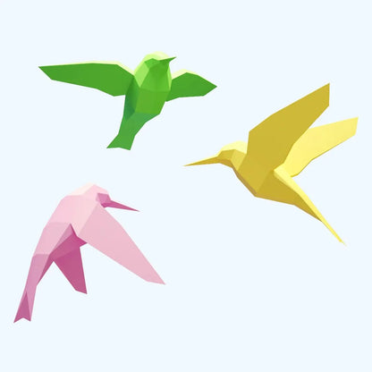 Créations artisanales d'oiseaux -Fold & Craft-
