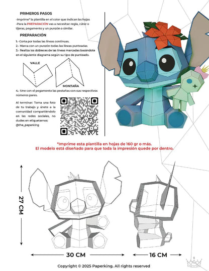 Mini Stitch Papercraft 3D - Fold & Craft