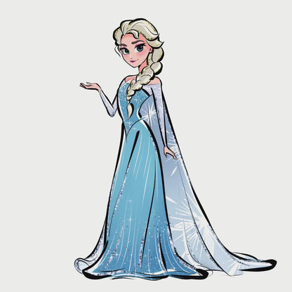 Clipart Elsa, princesse PNG, la reine des neiges -Fold & Craft -